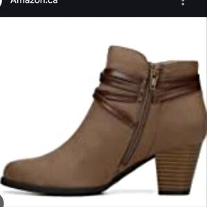 BRAND NEW INDIGO RD ROUND TOE ZIP CLOSURE ANKLE BOOTIES
